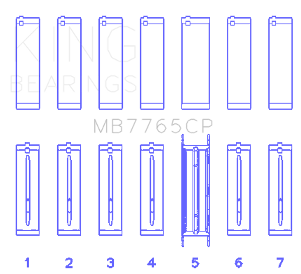 King Bearings - MB7765CP 010