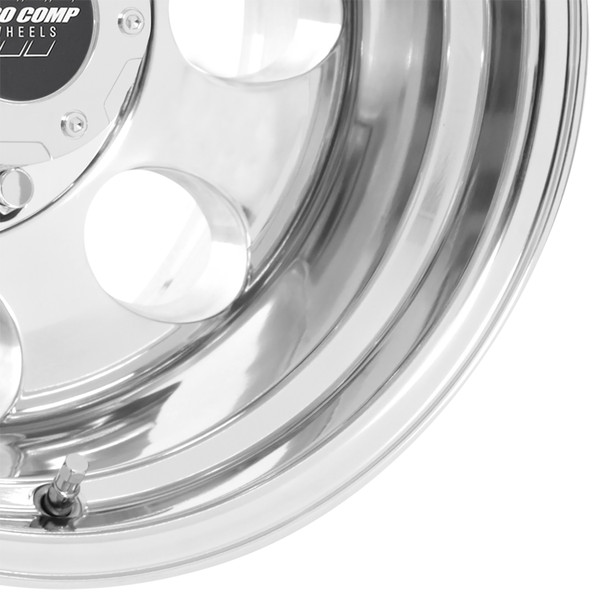 Vintage Polished 18x9 8x6.5 4.75BS Offset -6mm Cap P/N 7515041 - 1069-8982
