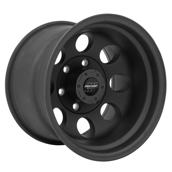 Vintage Matte Black 15x10 6x5.5 3.625BS Offset -47mm Cap P/N 8425041 - 7069-5183