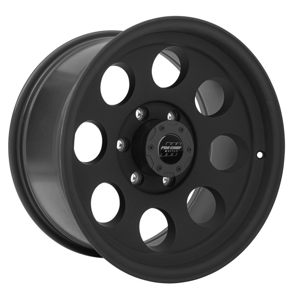 Series 69 Matte Black 17x9 6x5.5 4.75BS Offset -6mm Cap P/N 8425041 - 7069-7983