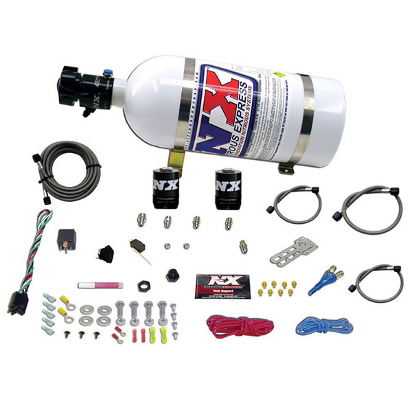 Nitrous Express FORD EFI RACE (100-150-200-250HP) SINGLE NOZZLE WITH 10LB BOTTLE - 20113-10