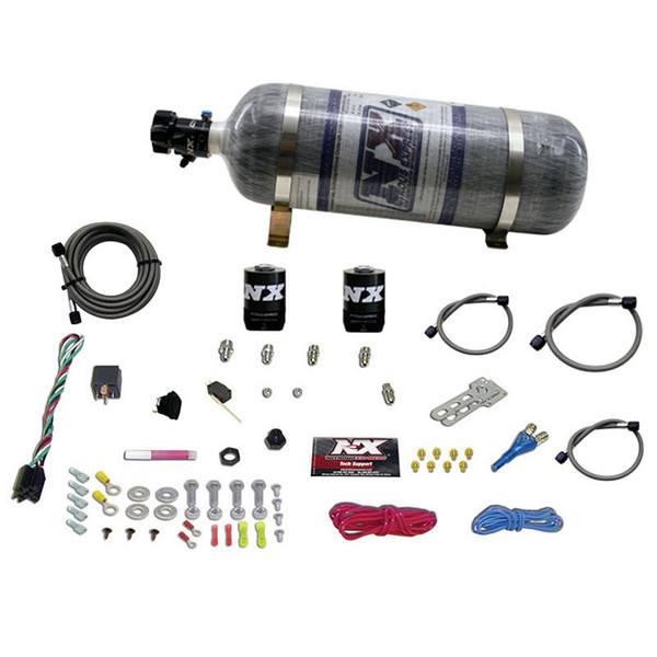 Nitrous Express FORD EFI RACE (100-150-200-250HP) SINGLE NOZZLE WITH COMPOSITE BOTTLE - 20113-12