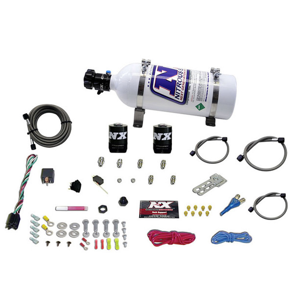 Nitrous Express GM EFI RACE (100-150-200-250HP) SINGLE NOZZLE WITH 5LB BOTTLE - 20118-05