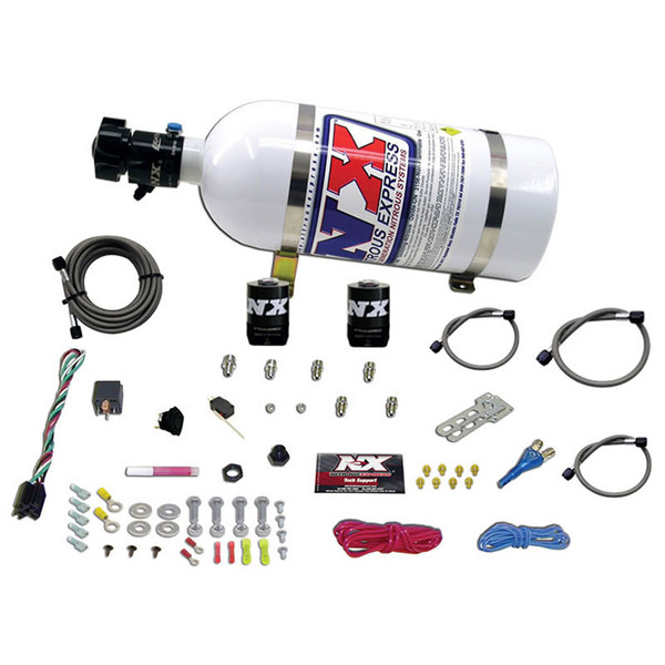 Nitrous Express GM EFI RACE (100-150-200-250HP) SINGLE NOZZLE WITH 10LB BOTTLE - 20118-10