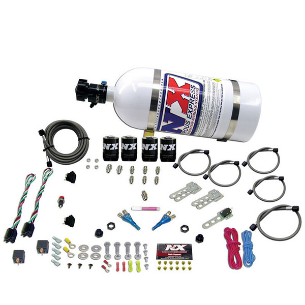 Nitrous Express FORD EFI DUAL STAGE (50-75-100-150HP X 2) WITH 10LB BOTTLE - 20124-10