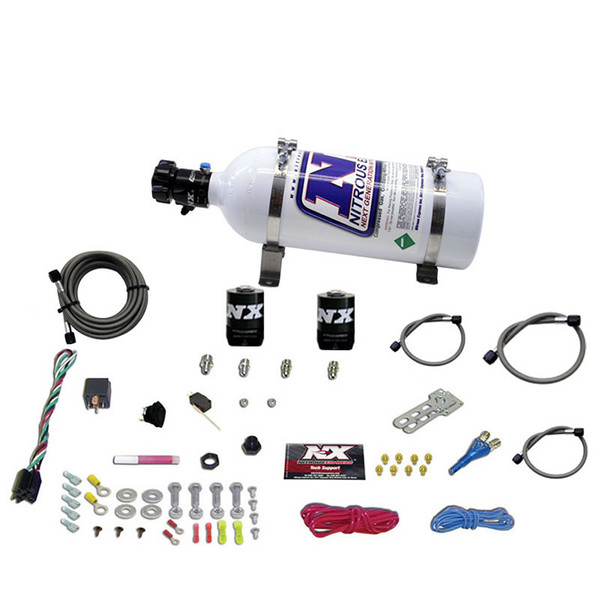 Nitrous Express DODGE EFI RACE (100-150-200-250HP) SINGLE NOZZLE WITH 5LB BOTTLE - 20316-05
