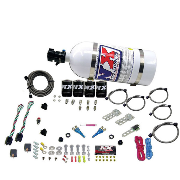Nitrous Express DODGE EFI DUAL STAGE (50-75-100-150HP) X 2 WITH 10LB BOTTLE - 20324-10