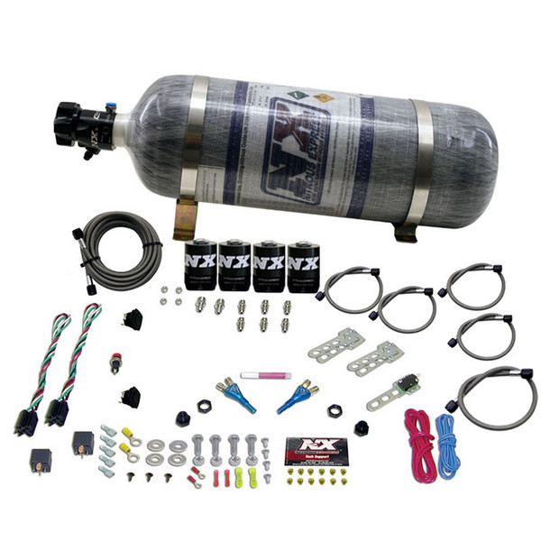 Nitrous Express DODGE EFI DUAL STAGE (50-75-100-150HP) X 2 WITH COMPOSITE BOTTLE - 20324-12
