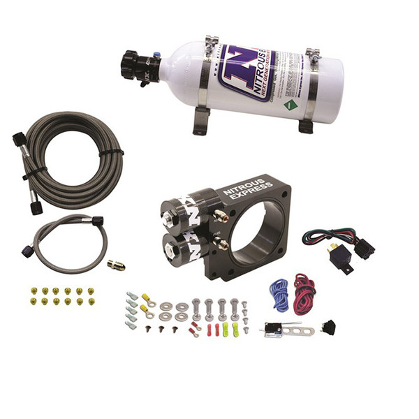 Nitrous Express 5.0L Ford Pushrod Style Engine Nitrous Plate System 5lb Bottle - 20955-05