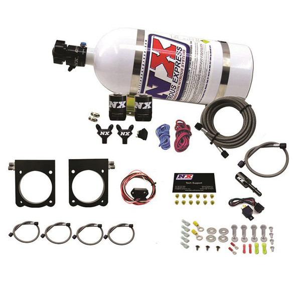 Nitrous Express GEN-V VIPER NITROUS PLATE SYSTEM (50-400HP) W/ 10LB BOTTLE - 20970-10