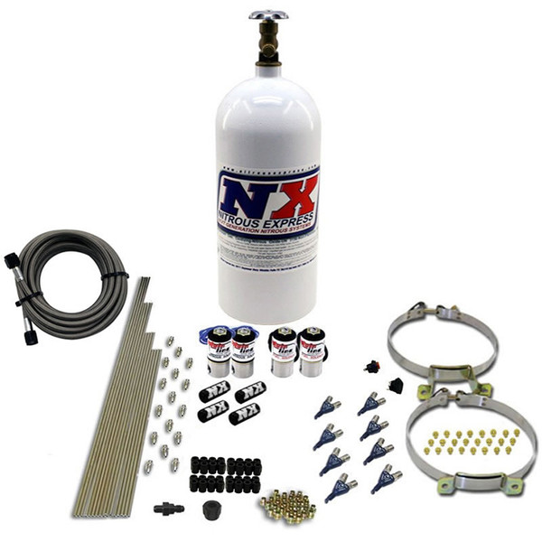 Nitrous Express MAINLINE DIRECT PORT LOW PRESS W/ 10LB BOTTLE - ML4000