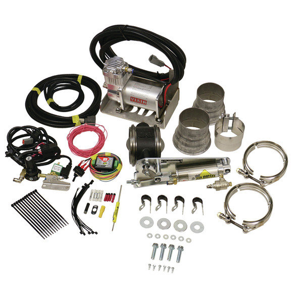 Exhaust Brake - Universal 3.5-Inch c/w Air Compressor - 1028135