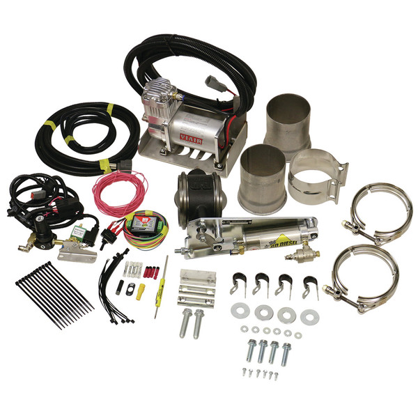 Exhaust Brake - Universal 4.0-Inch c/w Air Compressor - 1028140