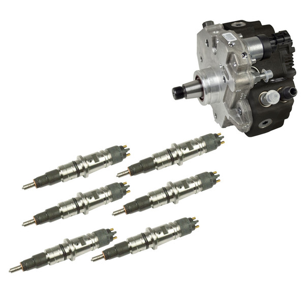 BD 6.7L Cummins Stage 1 Performance CR Pump & Injectors Package Dodge 2007.5-18 - 1051510