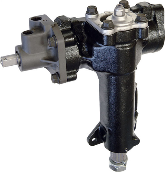 Borgeson - Power Steering Box - P/N: 800105 - Power steering conversion box for 1955-1957 Chevy full size cars. Remanufactured Delphi 600 series power steering box with a 18MM Double-D input shaft and a 12.7:1 ratio. - 800105