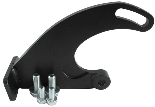 Borgeson - Pump Bracket - P/N: 802410 - Power steering pump bracket for attaching a Saginaw style P/S pump to Ford 200/250. Painted black with hardware. - 802410