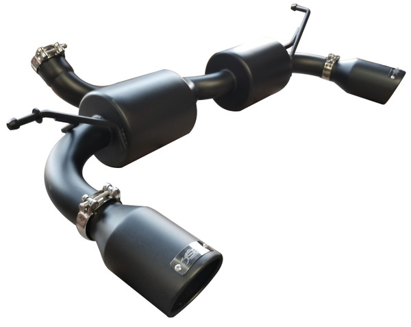 Injen Black Dual Exhaust System - SES5004BLK