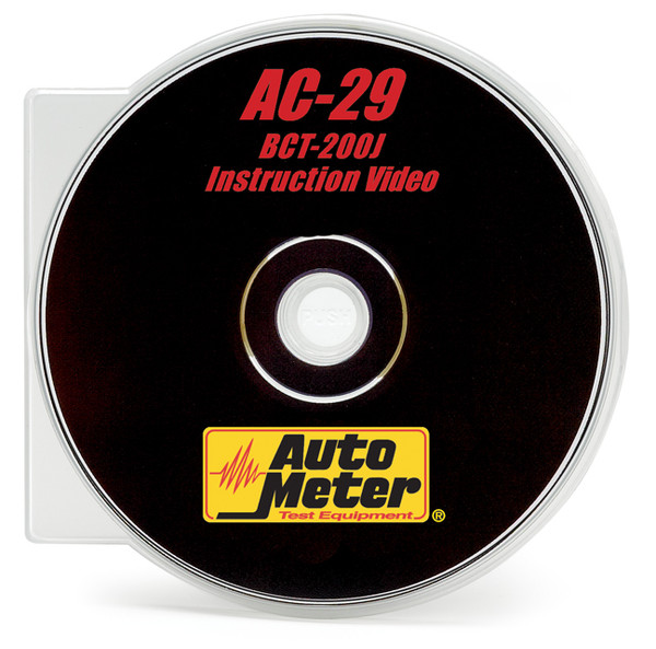 AC-29; DVD Instruction Video For The BCT-200J - AC-29