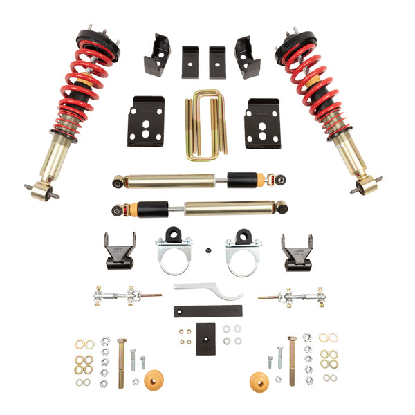 BELLTECH 1000SPAC PERF COILOVER KIT + Complete Kit Inc. Damping/Height Adjustable Front Coilovers 2015-2020 Ford F150 2WD/4WD (All Cabs) - 1000SPAC