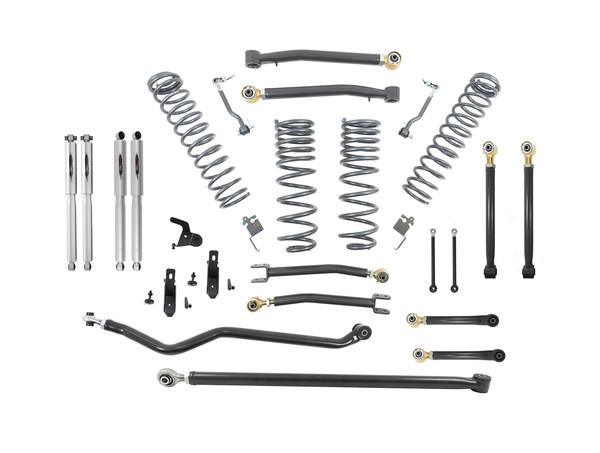 BELLTECH 153206TP LIFT KIT 4IN. LIFT KIT INC. FRONT AND REAR TRAIL PERFORMANCE STRUTS/SHOCKS 2020+ JEEP GLADIATOR RUBICON JT 4DR 4IN. LIFT - 153206TP