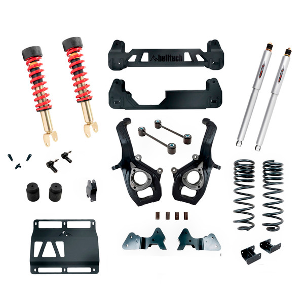 BELLTECH 153713TPC LIFT KIT 6-9in. Lift Kit Inc. Front and Rear Trail Performance Coilovers/Shocks 2019+ Ram 1500 2WD Lift Kit W/ Front Coilovers 6in.-9in. Lift - 153713TPC