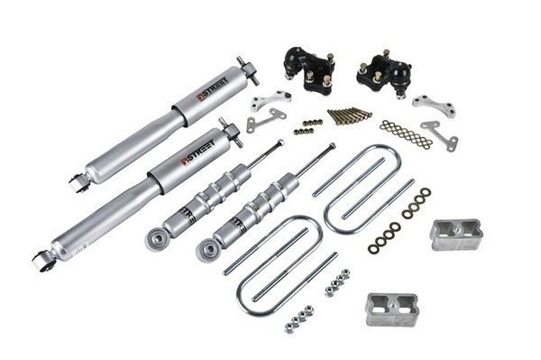 BELLTECH 611SP LOWERING KITS  Front And Rear Complete Kit W/ Street Performance Shocks 2004-2012 Chevrolet Colorado/Canyon (All Cabs) ZQ8 suspension 2 in. F/2 in. R drop W/ Street Performance Shocks - 611SP