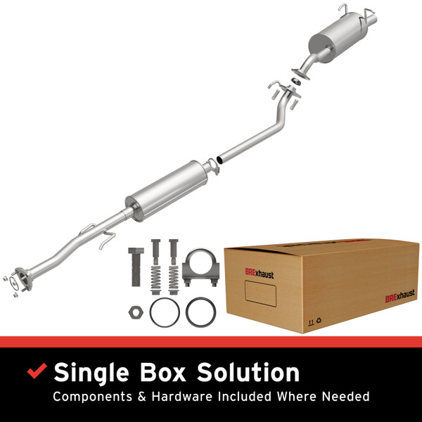 BRExhaust 2007-2009 Honda CR-V 2.4L Direct-Fit Replacement Exhaust System - 106-0086