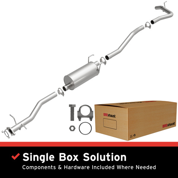 BRExhaust 1995-1998 Toyota T100 3.4L Direct-Fit Replacement Exhaust System - 106-0147