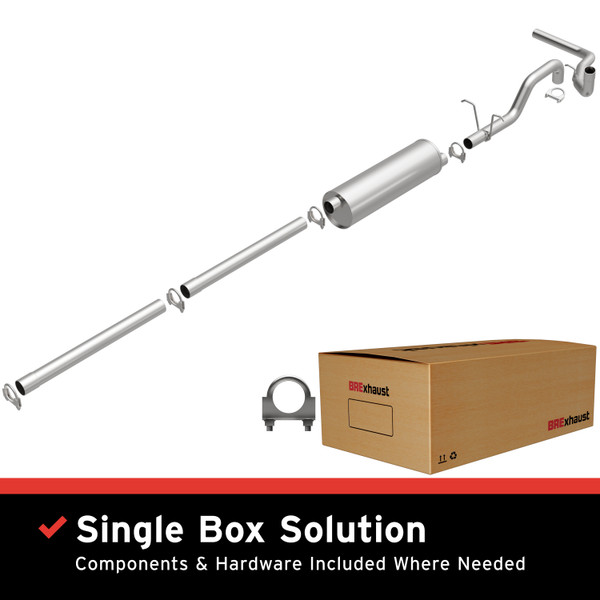 BRExhaust 1987-1995 Ford Direct-Fit Replacement Exhaust System - 106-0278