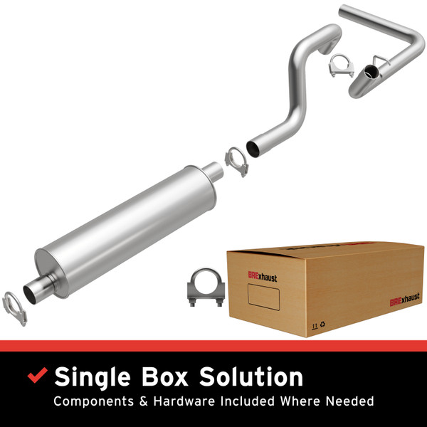 BRExhaust 1992-1996 Ford Bronco 5.8L Direct-Fit Replacement Exhaust System - 106-0620