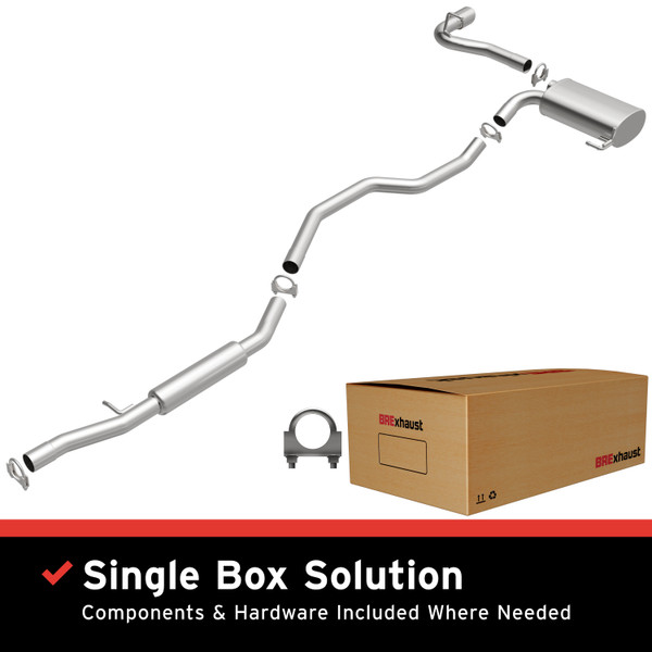 BRExhaust 2011-2017 Jeep Direct-Fit Replacement Exhaust System - 106-0776