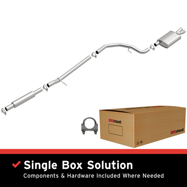 BRExhaust 2005-2007 Ford Freestyle 3.0L Direct-Fit Replacement Exhaust System - 106-0900