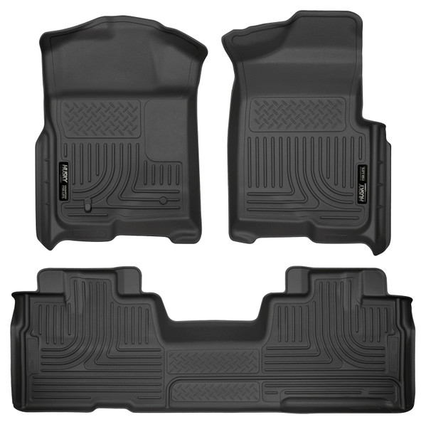 Husky Weatherbeater Front & 2nd Seat Floor Liners (Footwell Coverage) 98341 - 98341