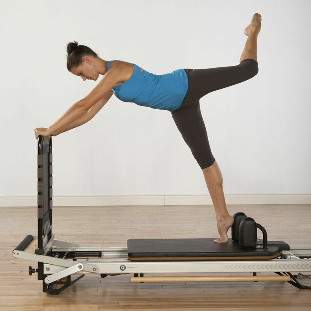 Pilates Power Gym Plus - Ultimate Pilates Power Gym Mini Reformer with Push  Up Bar and 3 Celebrity Trainer Pilates Workout DVDs. Pilates Power Gym Push  Up Bar I…