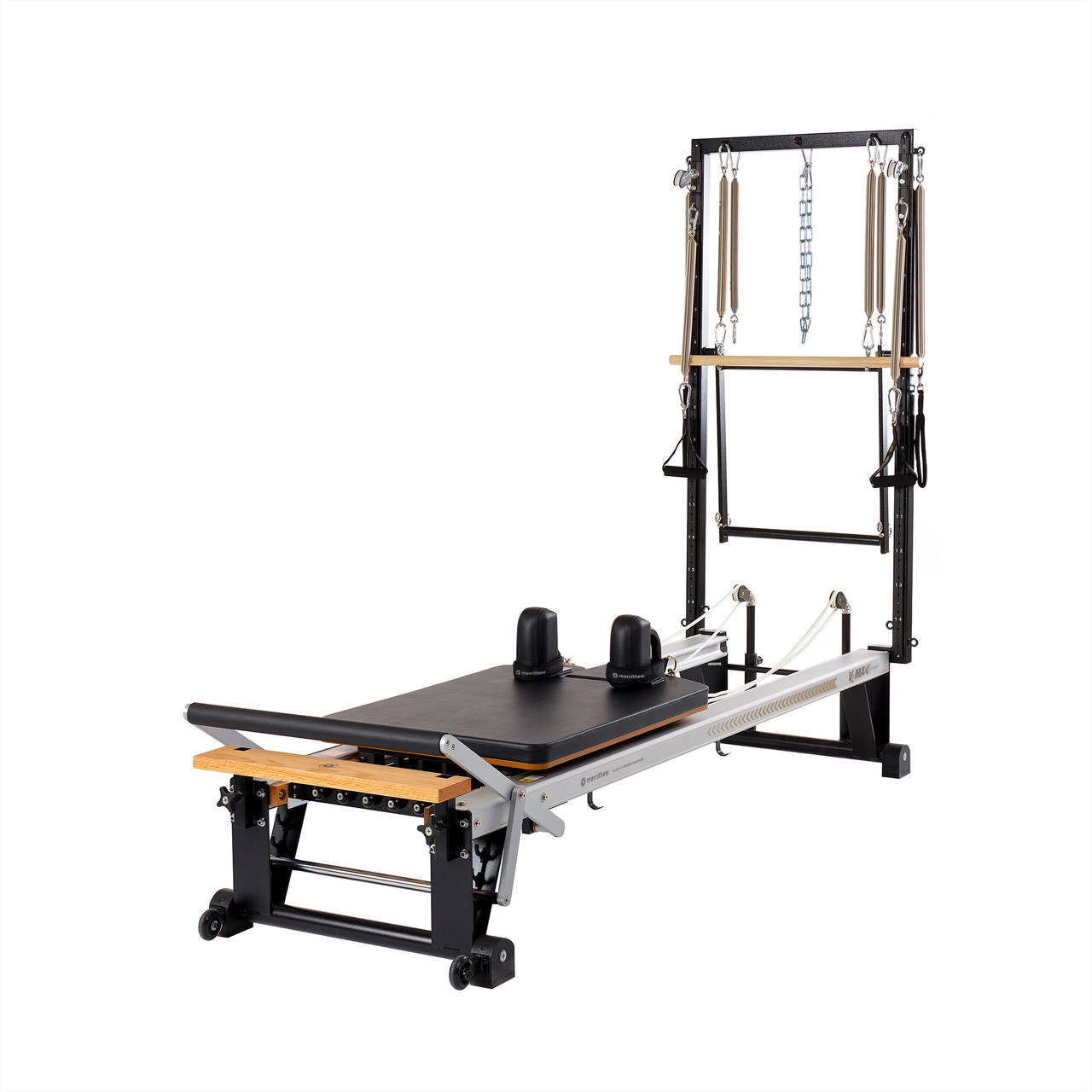white pilates refomer upgrading at 2 with good quality accessories