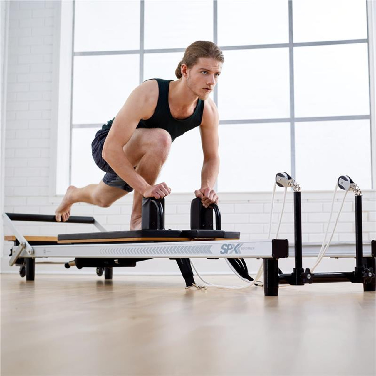 Body Building Gym Home Fitness Equipment White Alumunium Pilates