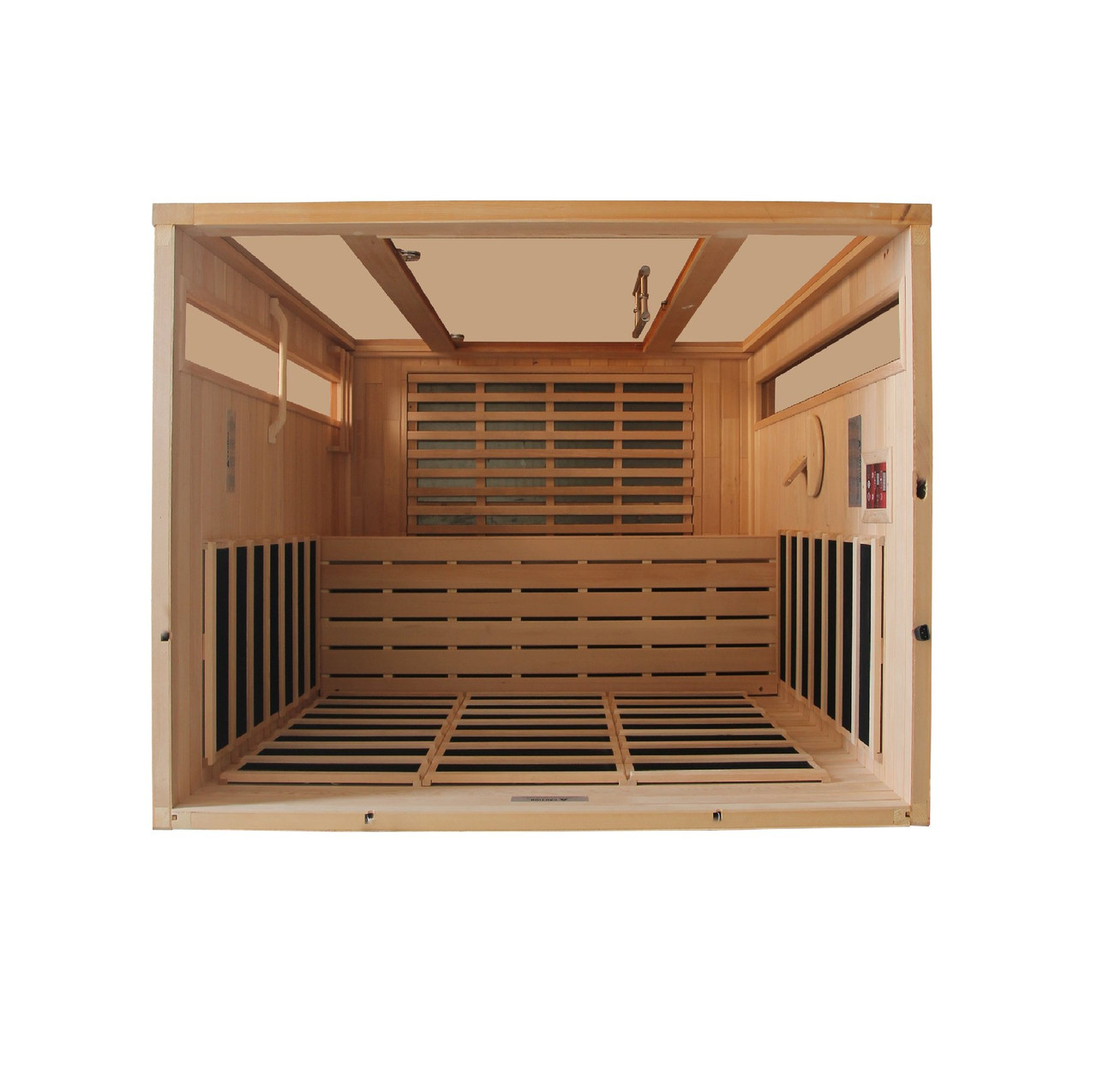 Sauna de infrarrojos LEJOS con CEM ultrabajo para 3 personas Dynamic Vila |  DYN-6315-02