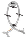 Hoist CF 3443 Commercial Olympic Weight Tree  shown with Optional Olympic Bar Holders CF-OPT-02 - Maximum 2 per unit (sold separately)