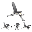 Optional HF-5165 Bench, Preacher Curl, and Leg Extension for Hoist Mi7Smith Functional Training System