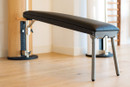 SlimBeam Exercise Bench (Real Leather - Black)