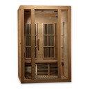 Golden Designs Maxxus "Seattle" 2 Person Low EMF FAR Infrared Sauna Canadian Hemlock