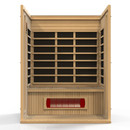 Golden Designs Maxxus "Trinity" Dual Tech 3 person Low EMF FAR Infrared Sauna Canadian Hemlock