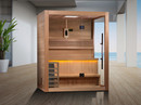 Golden Designs "Hanko Edition" 2-3 Person Traditional Sauna (GDI-7202-01) - Canadian Red Cedar Interior