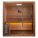 Golden Designs "Forssa Edition" 3-4 Person Traditional Sauna (GDI-7203-01) - Canadian Red Cedar Interior