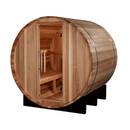 Golden Designs "St. Moritz" 2 Person Barrel Traditional Sauna - Pacific Cedar