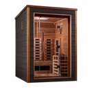 Golden Designs Nora 2 Person Outdoor-Indoor PureTech Hybrid Full Spectrum Sauna