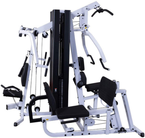 Body-Solid EXM3000LPS Gym System shown with Optional Vertical Knee Raise Attachment