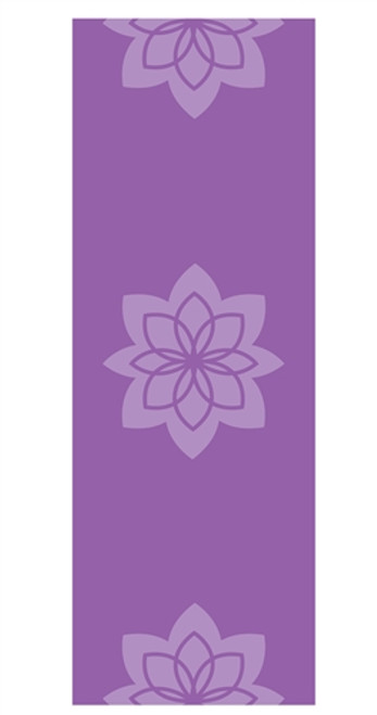 GoFit Designer Pattern Yoga Mat - Lotus Flower