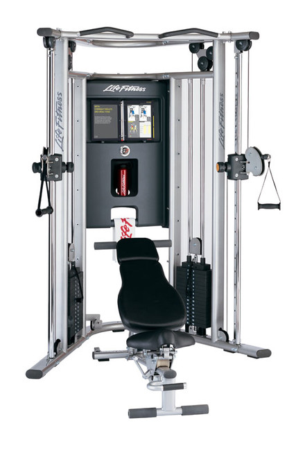 Life Fitness G7 Gym Shown with Optional Bench