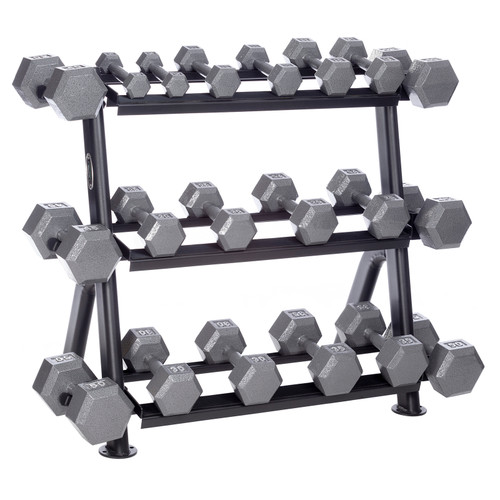 Hampton Flat Three-Tier Horizontal Rack *Dumbbells Sold Separately